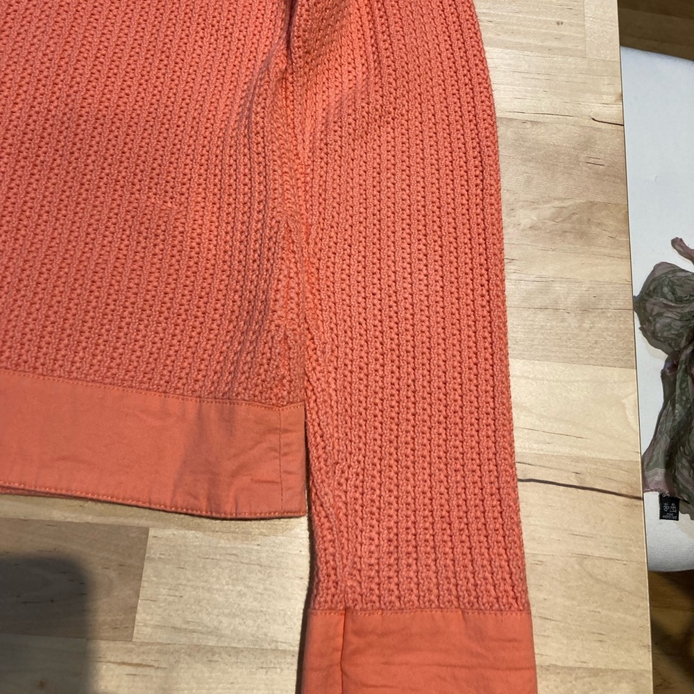 FINAL PRICE Talbots woman’s small zip up sweater 100% cotton - Picture 5 of 12
